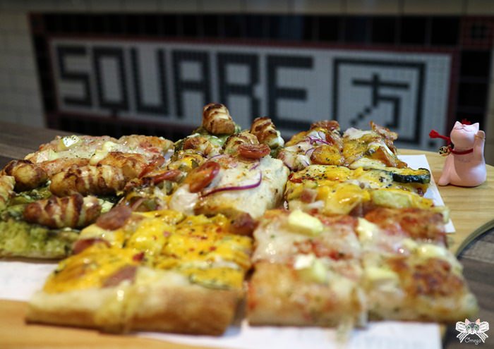 《美食＊台北大安區》Square Pizza al Taglio 方。用剪的羅馬方形披薩，東區巷弄敦南總店
