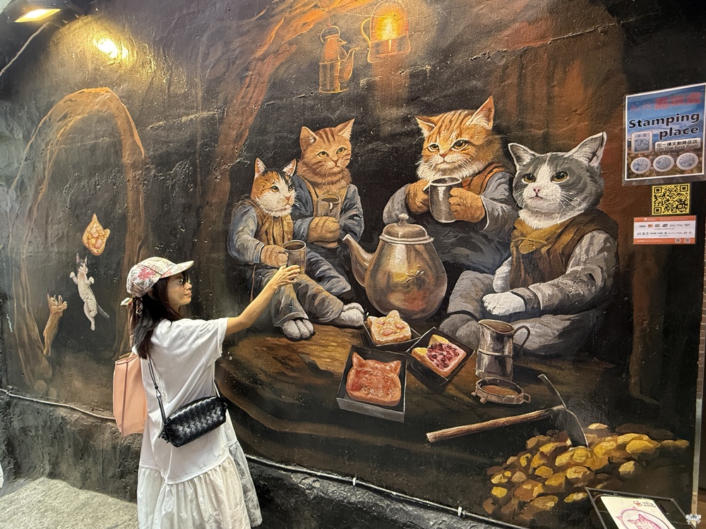 《九份貓咪餐廳》九份奇喵時光|貓咪主題輕食館,貓咪造型生吐司 - 第2張圖
