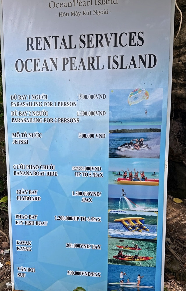 《越南富國島景點》海洋珍珠島OCEAN PEARL ISLAND|南島快艇跳島，水上活動立槳空拍