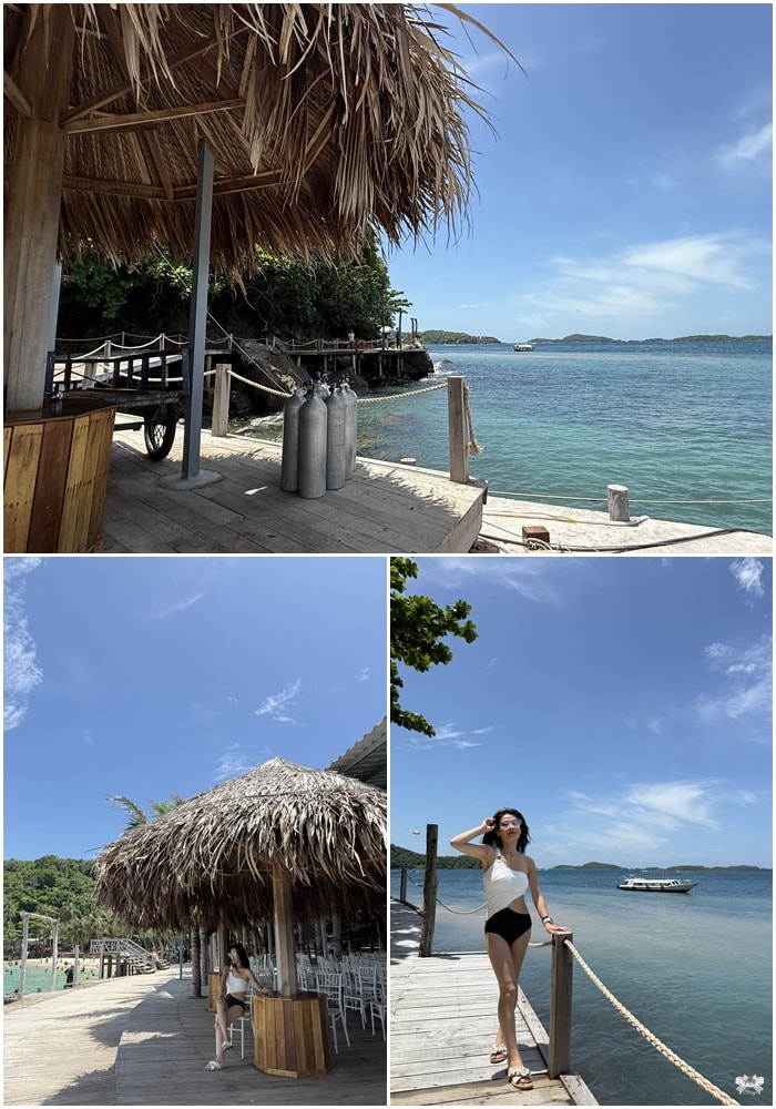 《越南富國島景點》海洋珍珠島OCEAN PEARL ISLAND|南島快艇跳島，水上活動立槳空拍