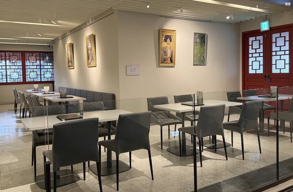 《台北美食》荷悅餐廳|國立歷史博物館，看綻放花繪展悠閒下午茶