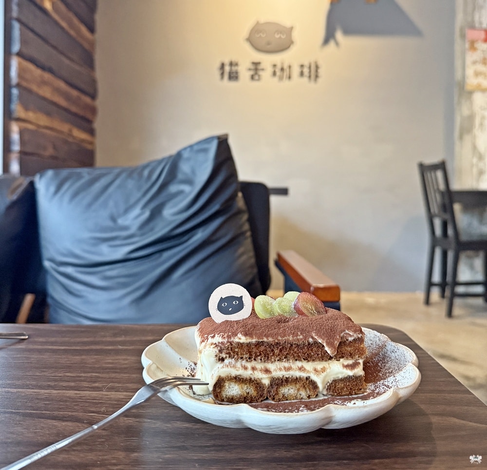 《桃園貓咪咖啡》貓舌咖啡|日式文青質感小店，甜點太好吃了！