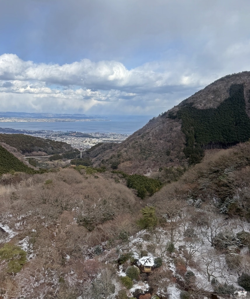 《日本九州景點》別府空中纜車|九州最大纜車登鶴見岳，雪白銀色世界